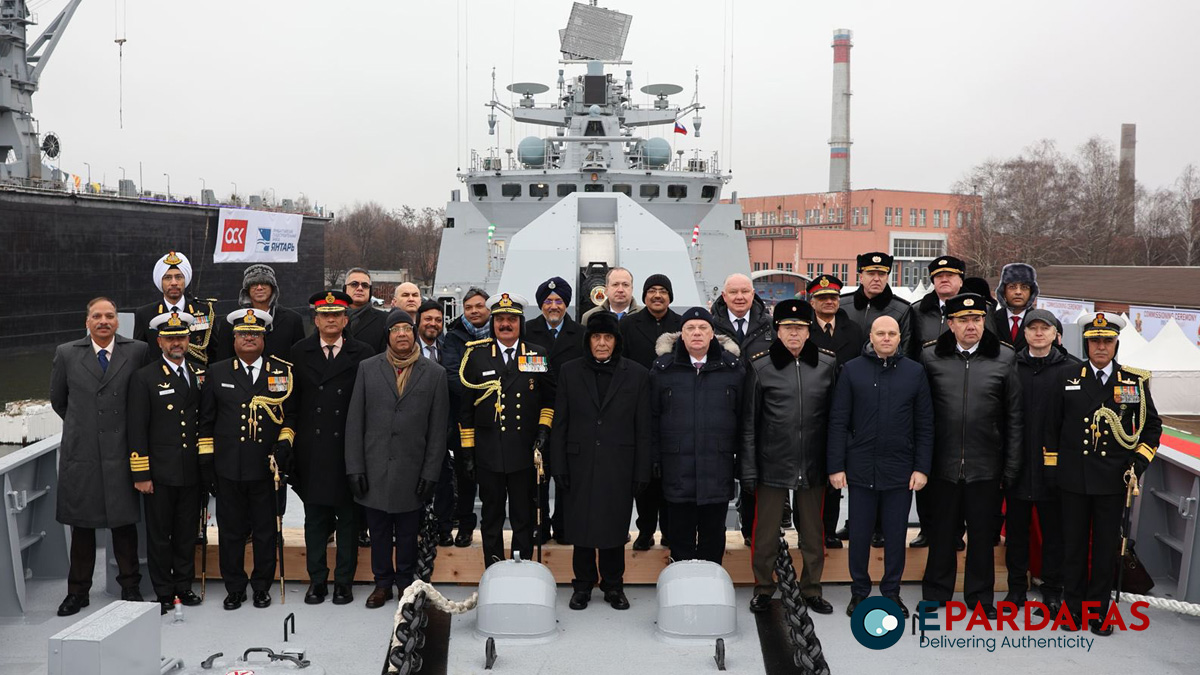 INS Tushil Commissioned into Indian Navy, Marking Strengthened Maritime Ties with Russia