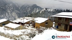 Humla Witnesses First Snowfall of the Year