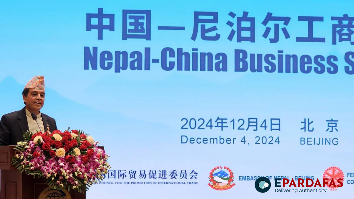 FNCCI President Highlights Investment Opportunities in Nepal at Nepal-China Business Summit