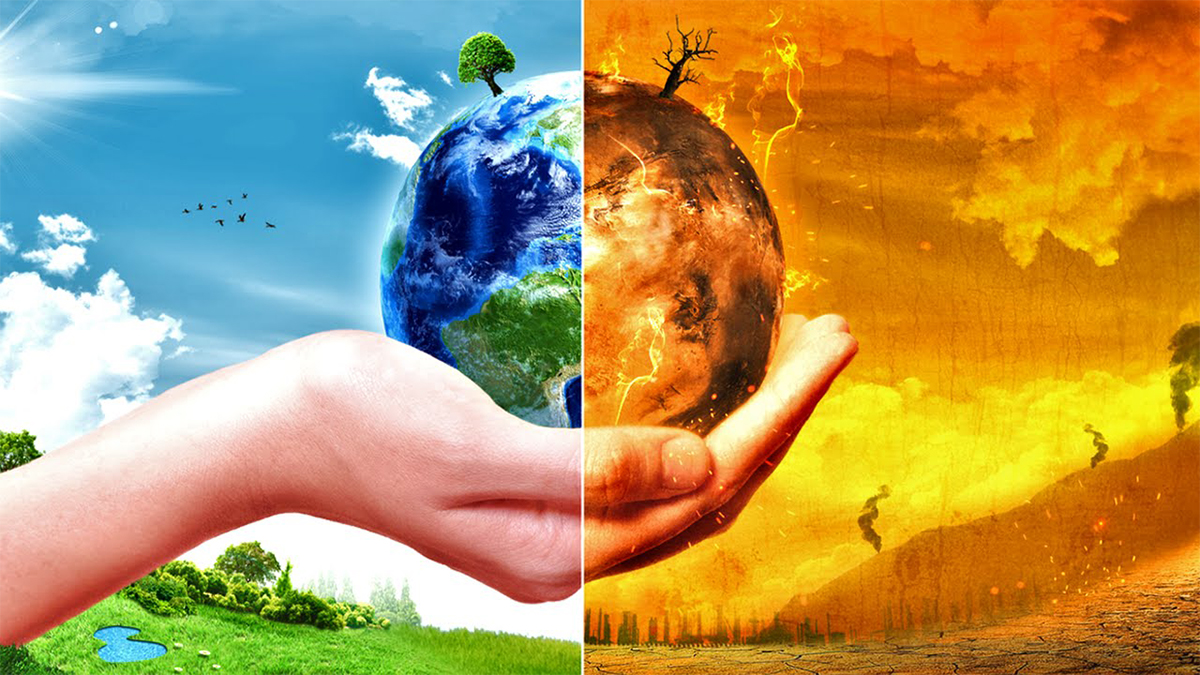 Nexus between climate change and environment