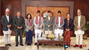 Chief Information Commissioner Acharya Takes Oath Before PM Oli