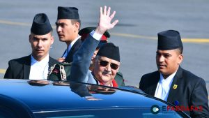 PM Oli Embarks on Official Visit to China