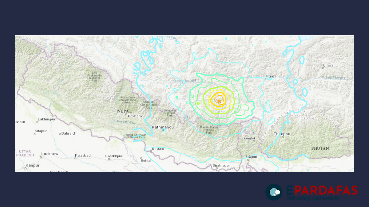 Earthquake of 7 Magnitude with Epicenter in Tibet, Tremors Felt Across Nepal, Including Kathmandu