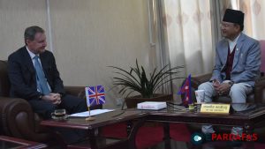 British Ambassador Meets Forest Minister Thakuri